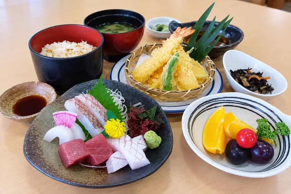 いきいき館レストランの来島御膳