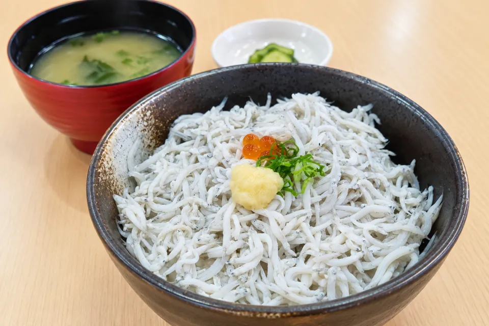 いきいき館レストランの釜揚げしらす丼
