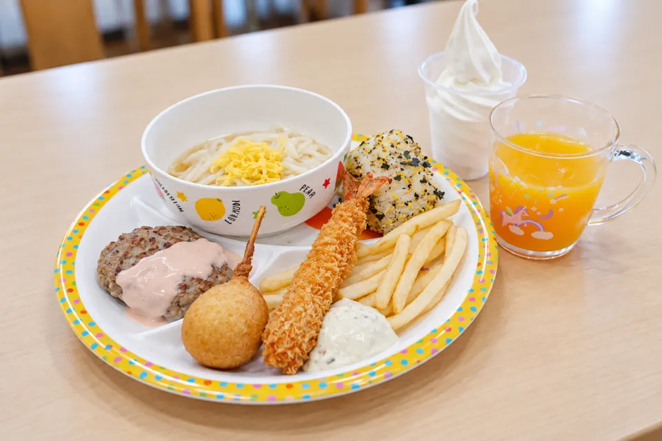 いきいき館レストランのお子様メニュー