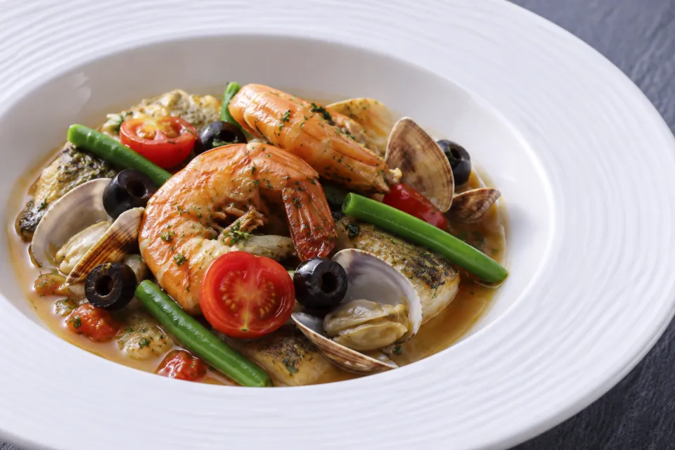 イタリアンダイニング ベルラーゴの魚介を使った料理