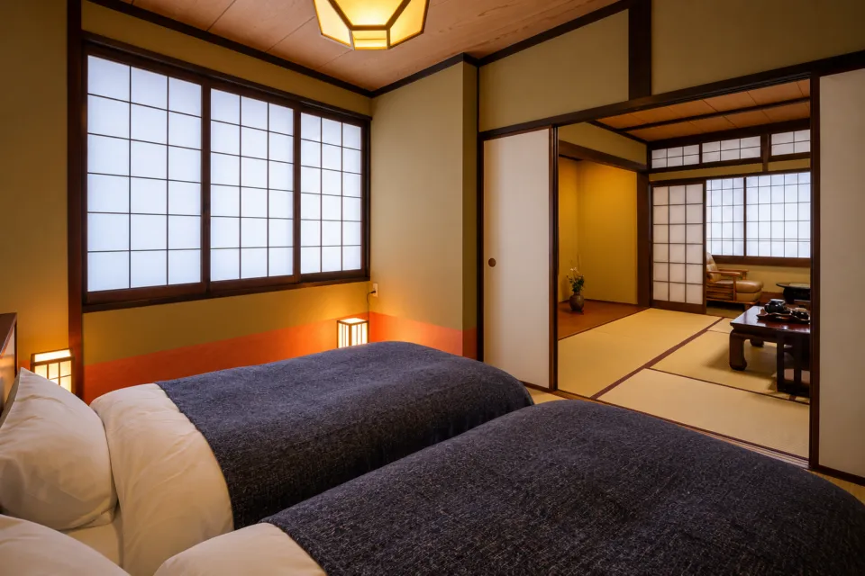 岩井屋の福寿の二間と和ベッド