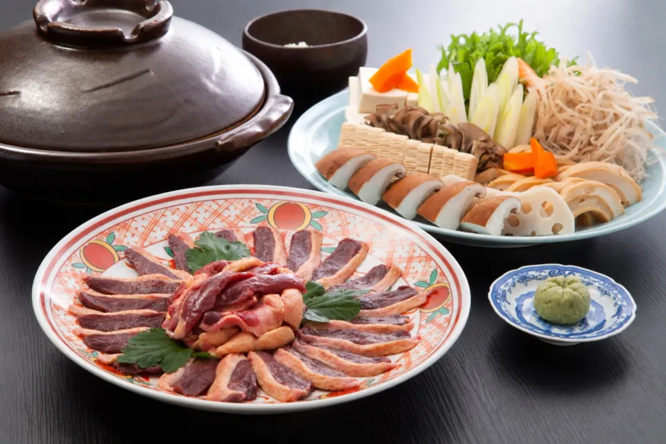 加賀料理 ばん亭の鴨料理コース