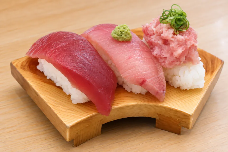 回転すし北海道 皆生店のマグロ三昧