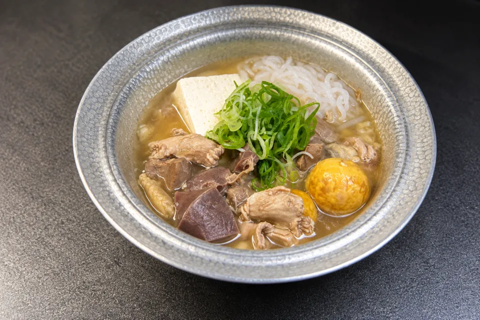 寛文五年堂 秋田店の比内地鶏もつ煮