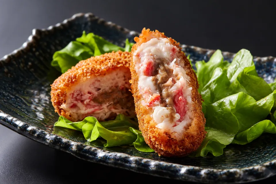 カニと海鮮丼 かじまのかにみそクリームコロッケ