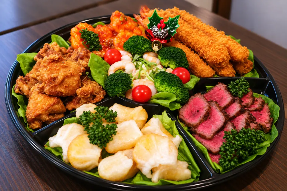 カニと海鮮丼 かじまの盛り合わせ料理