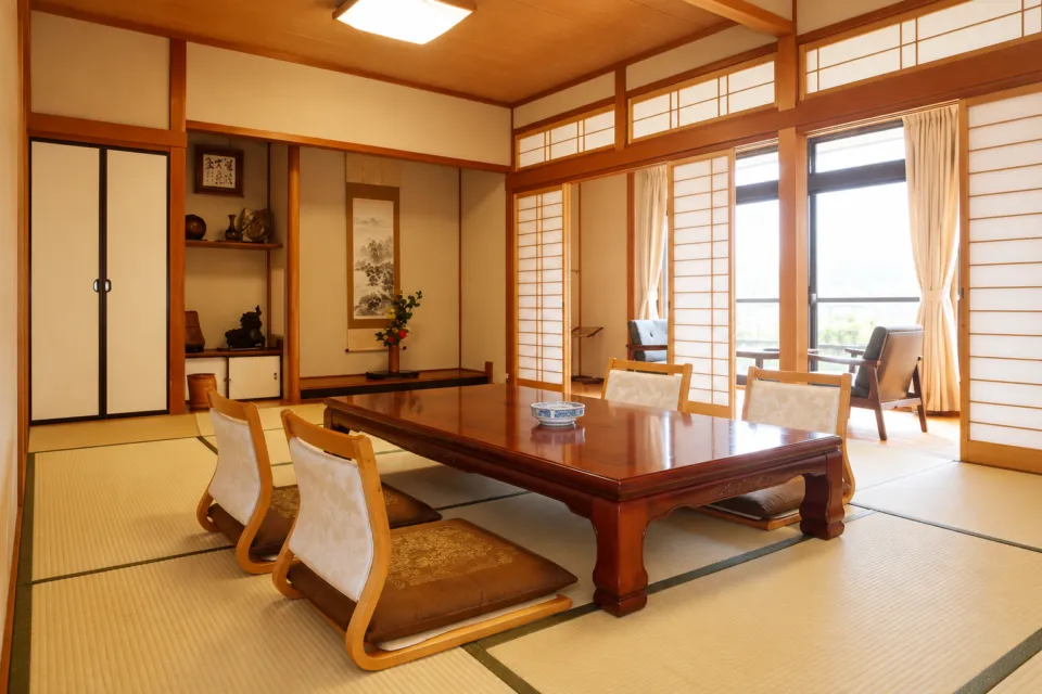 唐琴荘の14畳の和室