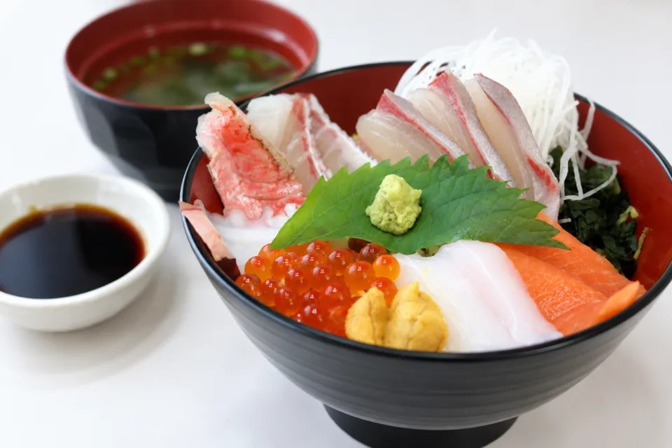 海鮮レストラン来萩の来萩スペシャルの海鮮丼
