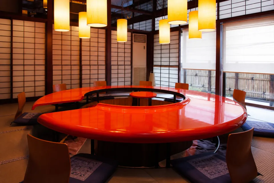 菊富士 本店の2階蓬莱の間