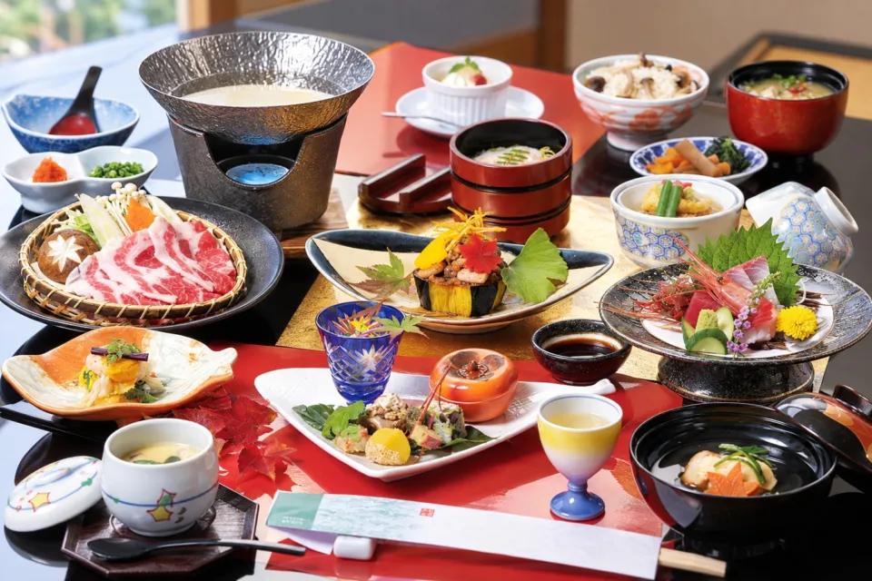 霧島ホテルの秋冬の会席料理
