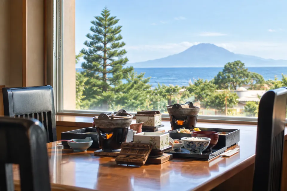 指宿温泉 こらんの湯 錦江楼の鹿児島食材を取り入れた朝食
