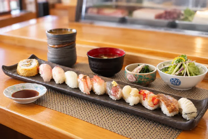 松乃鮨のかがやき地物ランチ