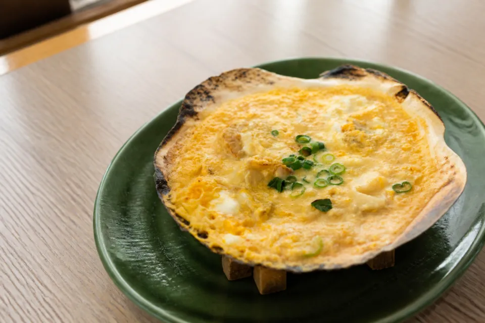 みちのく料理西むらの青森郷土料理・帆立貝焼き味噌