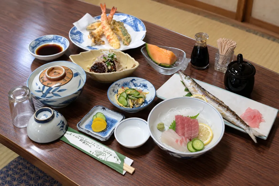 岬観光ホテルの夕食膳