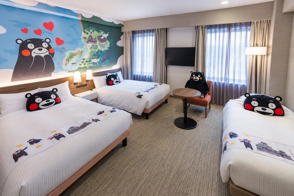 三井ガーデンホテル熊本のくまRoom®（スタンダードツイン+ソファベッド）