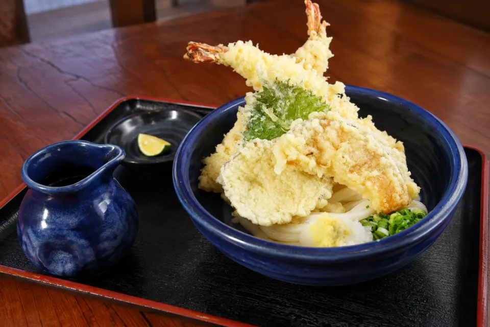 本格手打もり家高松本店の天ぷらおろしうどん