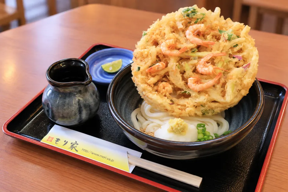 本格手打もり家高松本店のかき揚げおろしうどん