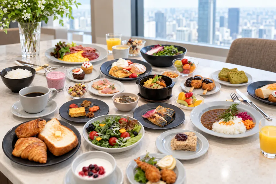 名古屋JRゲートタワーホテルの朝食の料理