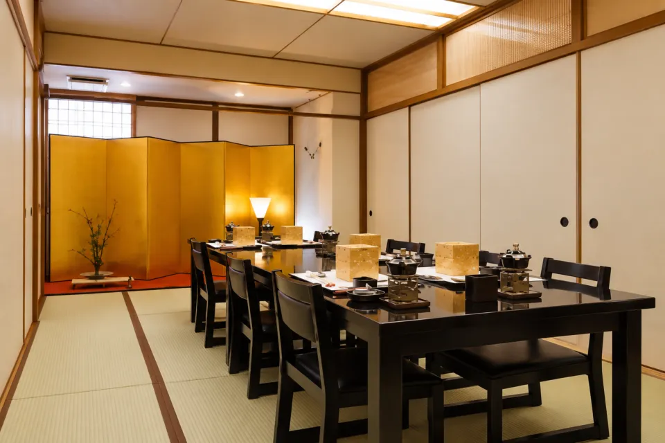 日本料理 ひょうたんやの祝い会席に使う個室