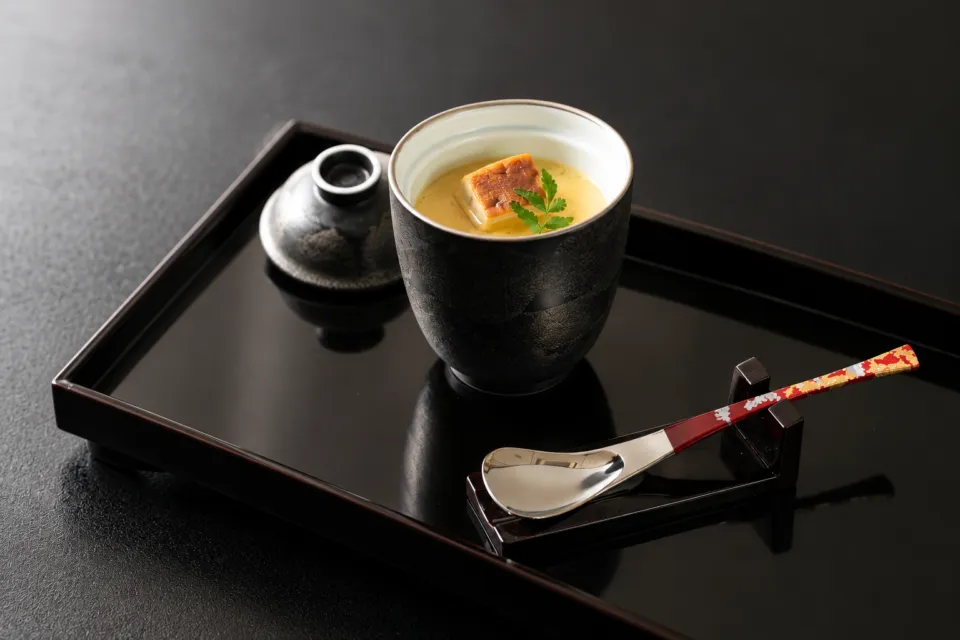 日本料理 ひょうたんやの茶碗蒸し