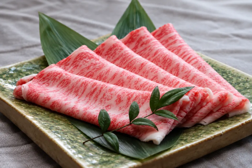 日本料理 ひょうたんやの近江牛の肉