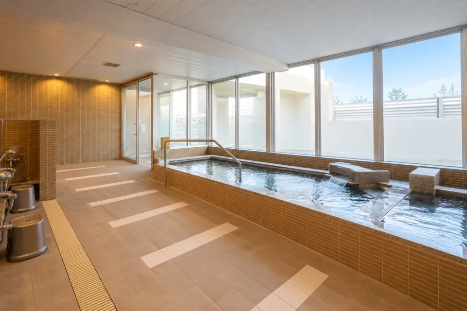 オーシャンリゾートホテル&スパ うみんぴあのSPAゾーンの屋内浴場