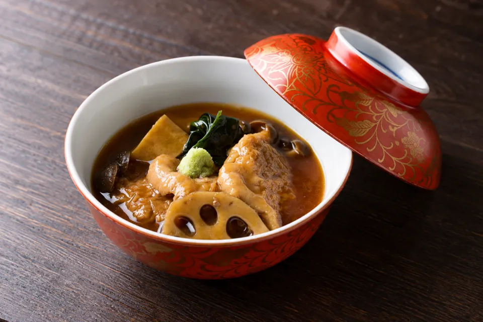 季節料理 おでん 黒百合の鴨の治部煮
