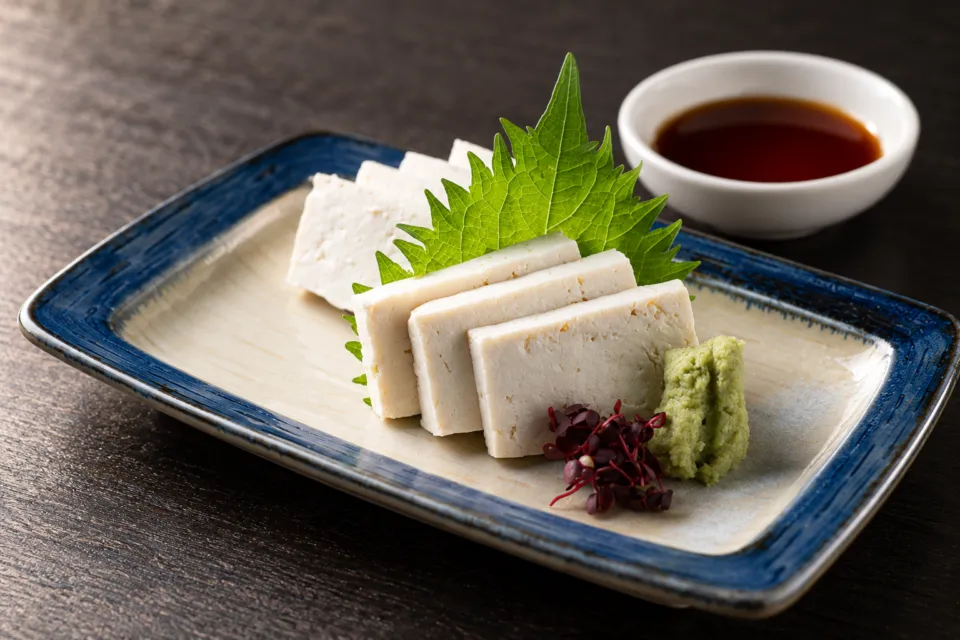 季節料理 おでん 黒百合の白山堅豆腐
