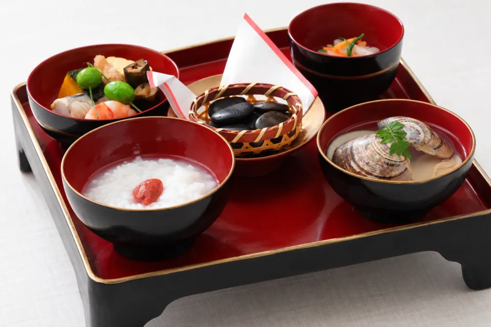 近江ダイニング 橘菖のお食い初め膳