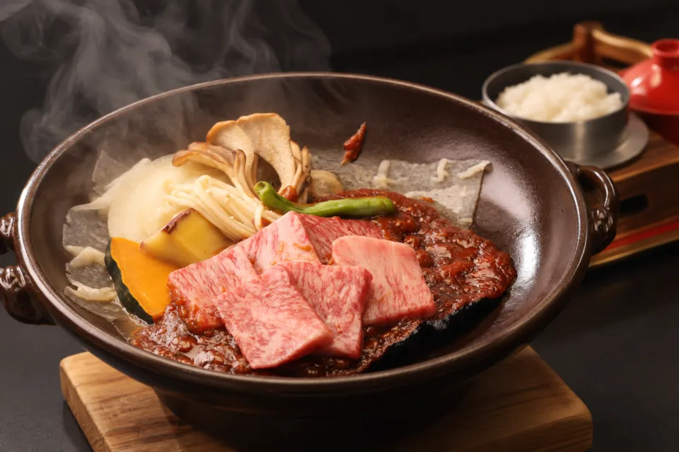 近江ダイニング 橘菖の近江牛サーロイン味噌焼き