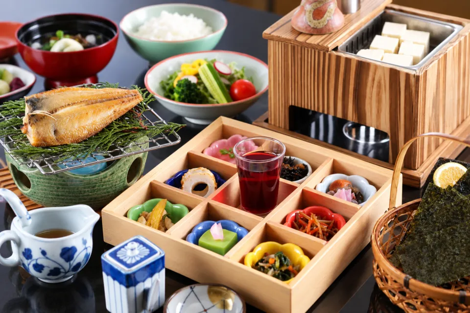 大西屋水翔苑の和朝食