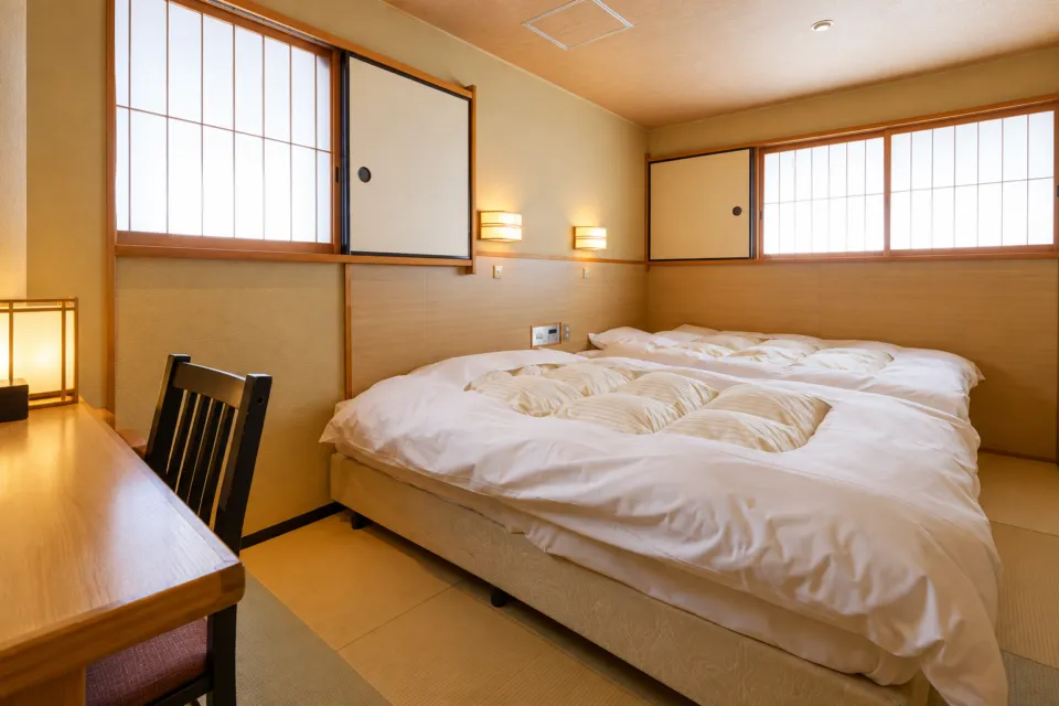 大西屋水翔苑の畳敷き洋室ツイン