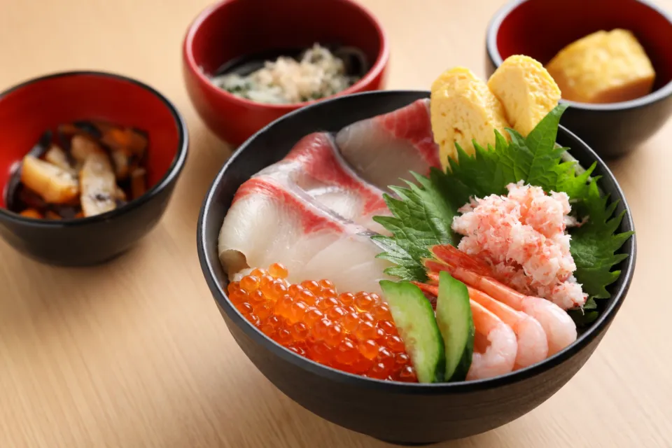 御宿 野乃松江の海鮮丼