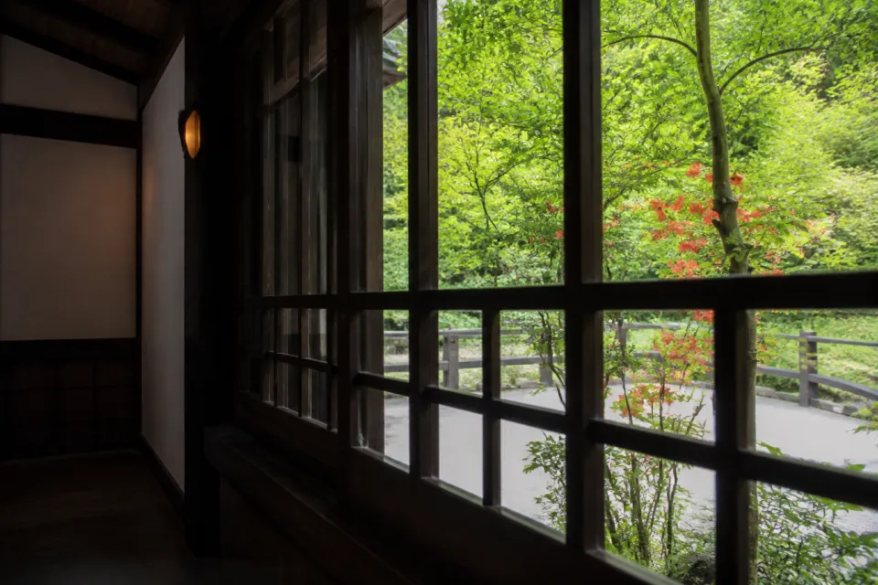 Restaurant＆Cafe わろく屋の窓辺の景色