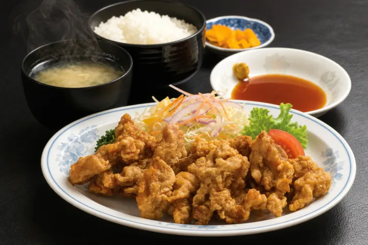 レストラン 東洋軒の本家とり天定食