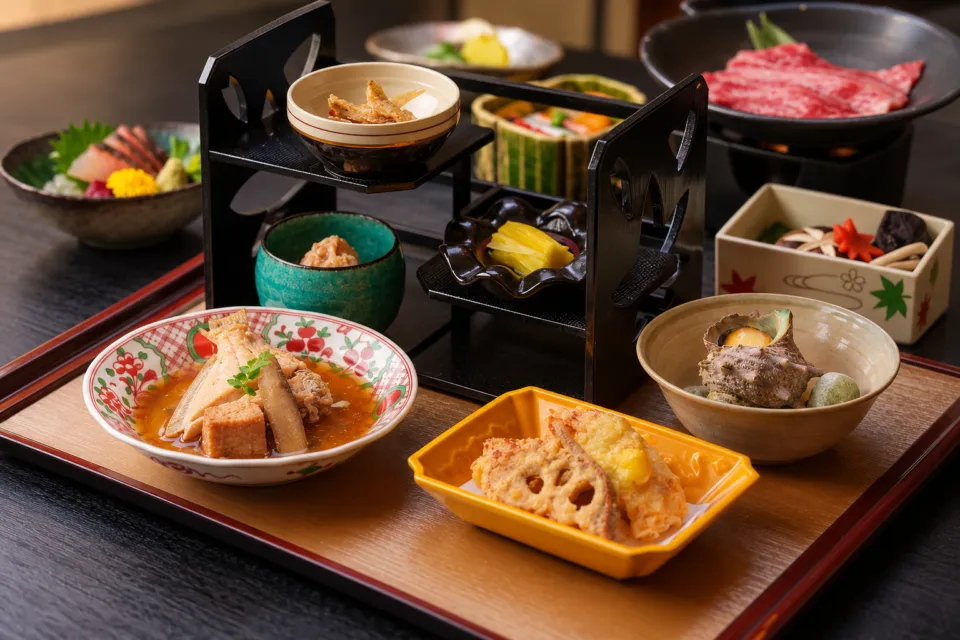 レストラン蔦のくら遊膳の料理