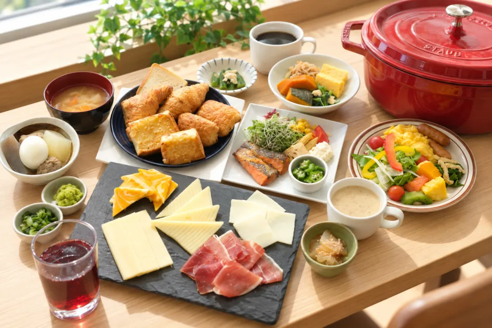 リッチモンドホテル姫路の朝食料理
