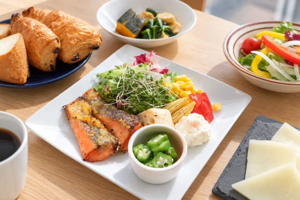 リッチモンドホテル姫路の朝食料理