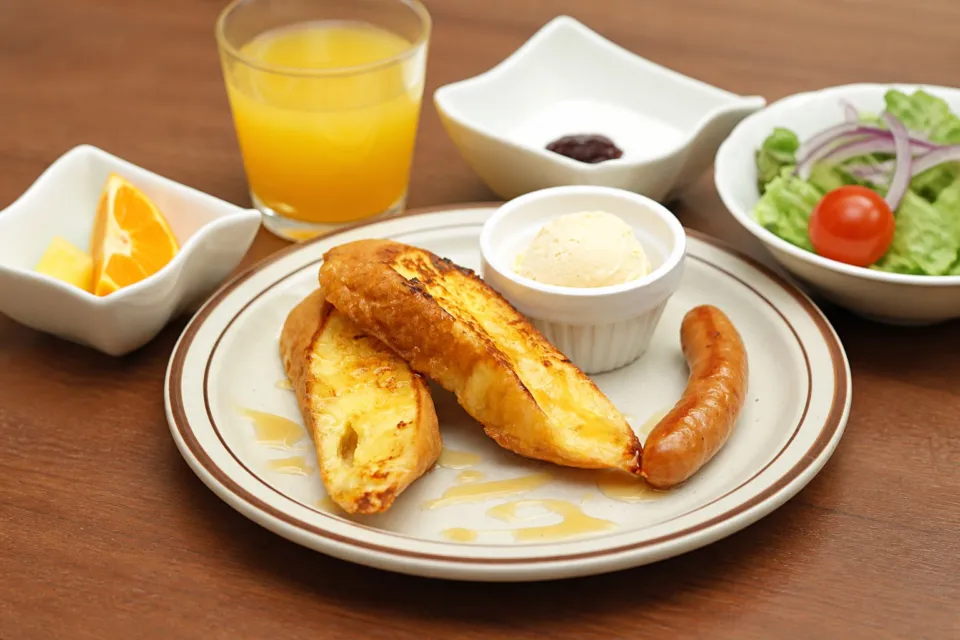 リッチモンドホテル高知のフレンチトースト朝食