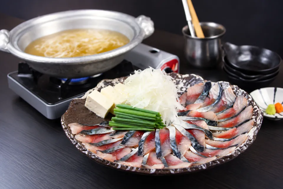 山陰海鮮 炉端かば 米子角盤町店の鯖しゃぶ