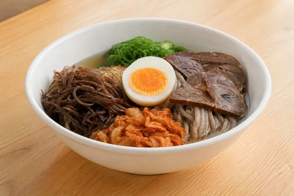 手のべ冷麺専門店 六盛 松原本店のきくらげ冷麺