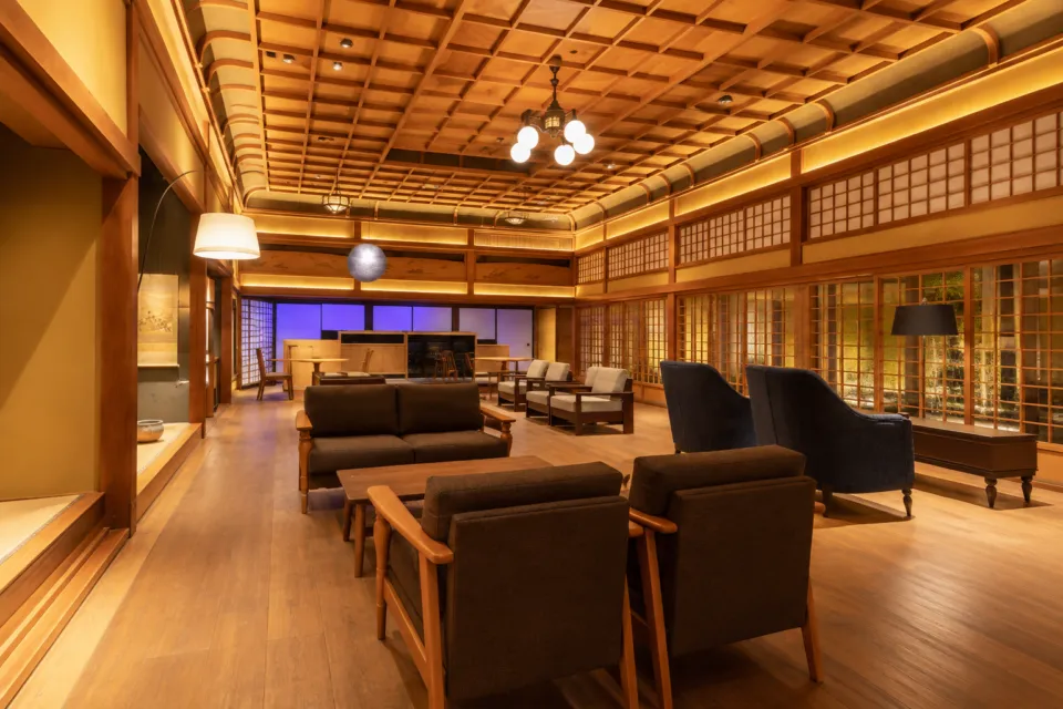 Ryokan 尾道西山の光琳ラウンジ
