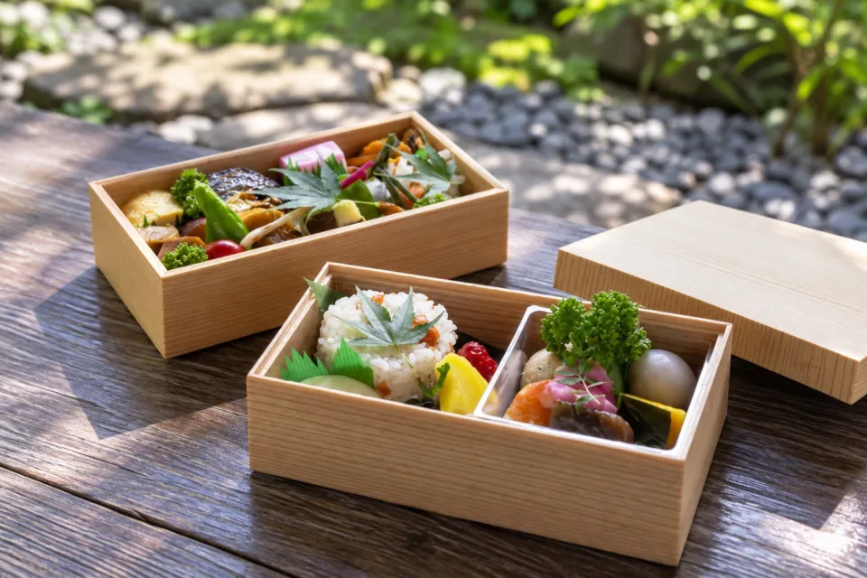 料亭 大友楼の二段のテイクアウト折弁当