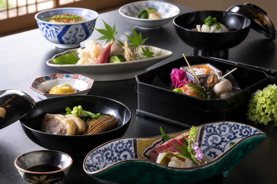 料亭 大友楼の仕出し料理のフルコース
