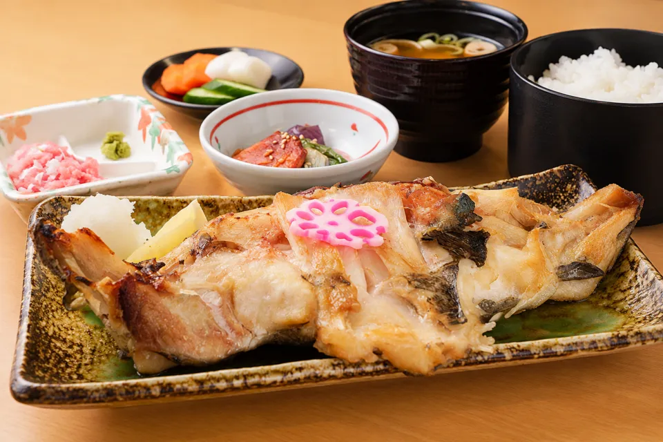 斎太郎食堂の焼きカマ定食