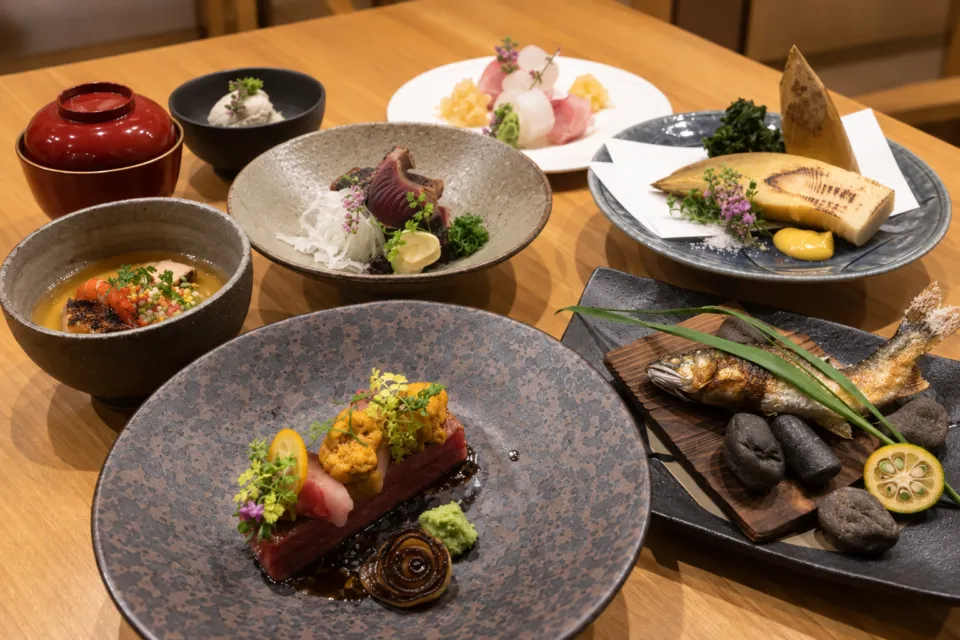 ホテル星羅四万十の会席料理