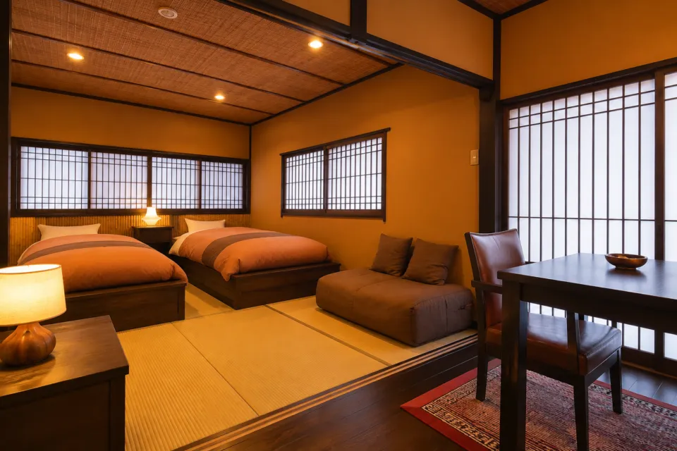 SEKIYA RESORT 別邸 はる樹の洋室客室「菘」