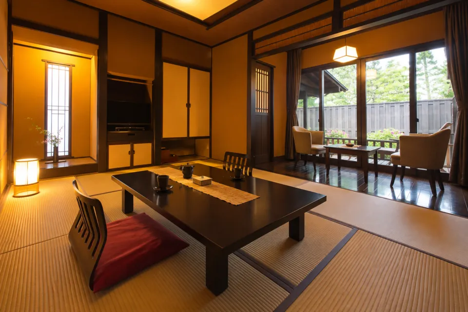 SEKIYA RESORT 別邸 はる樹の和室客室「薺」