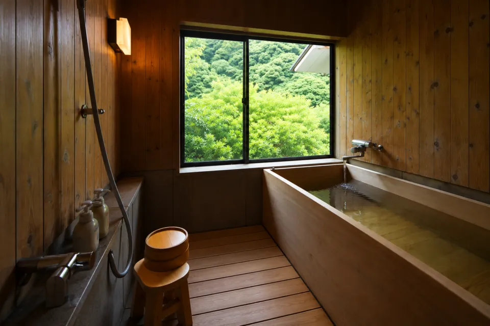椎葉山荘のTYPE 1Wの内風呂