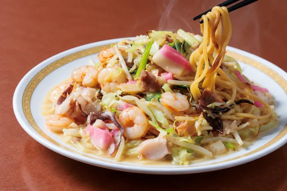 中華料理 四海樓の長崎皿うどん